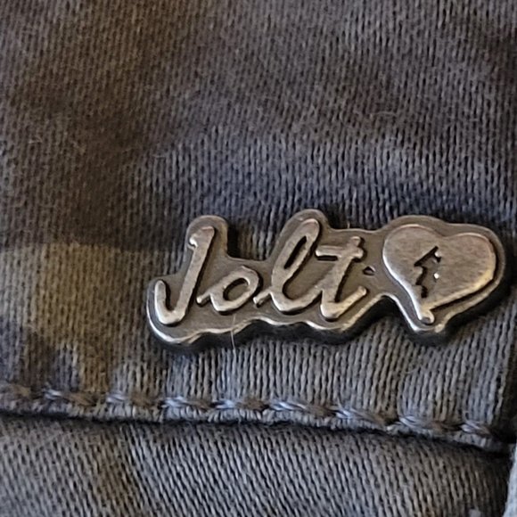 ❣️HP❣️Jolt skinny green utility camo low rise cargo pants sz: 7 - Picture 7 of 9